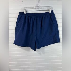 Nike men’s vintage 90’s dark blue navy‎ nylon shorts. Size XL